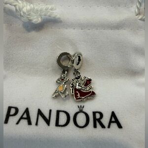 Pandora Silver Charm with Unique Design